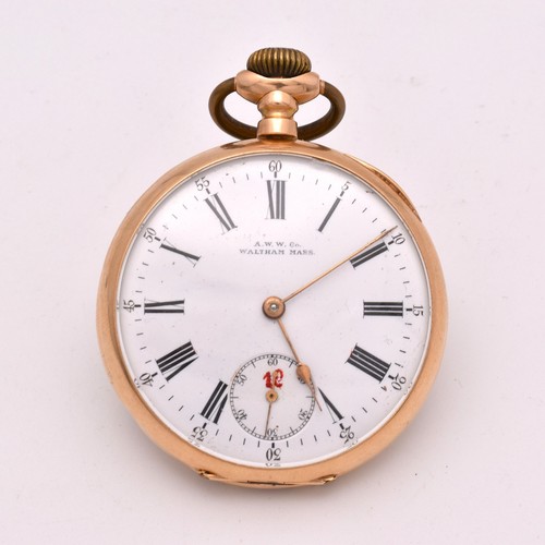14k gold waltham - gold, traveler