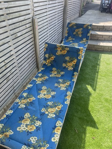 Vintage garden sun loungers - vintage,
