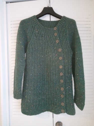 Hand knit sweater in king - knit,