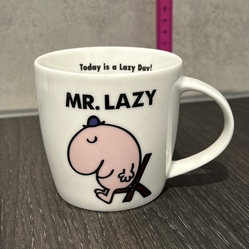 Men lazy white ceramic - lazy,