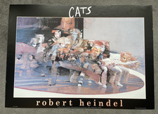 Rare Robert Heindel Cats The Musical Large Print Jellicle Ball 1981 80cmx57cm