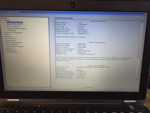 Dell latitude e6230 - dell,