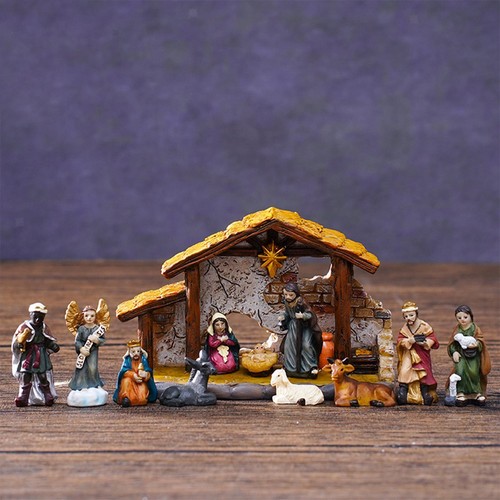 Pieces jesus manger scene - 12,