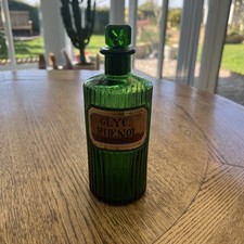 Antique green ribbed - antique,