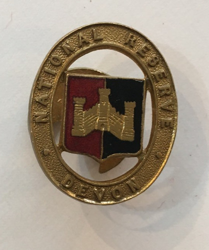 National reserve devon badge - reserve,
