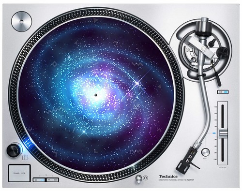 Spiral galaxy slipmat - spiral,