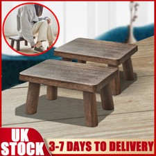 Hallway Sofa Stool Solid Wooden Shoe Stool Shoe Changing Seat Bench Footstool UK