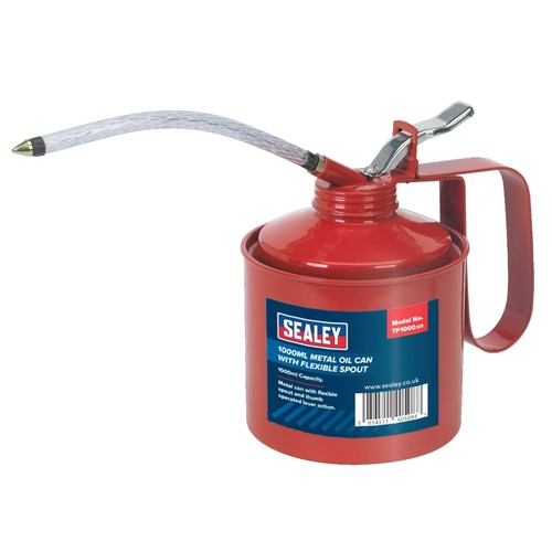 Sealey metal oil - metal, can