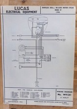 Original LUCAS Douglas 350cc