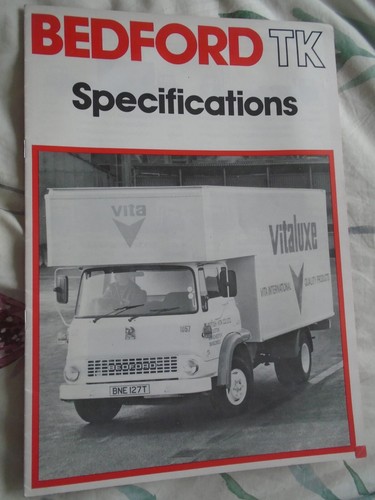 Bedford specifications - tk,
