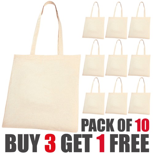 Plain eco natural cotton - 10,