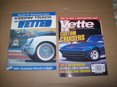 Vette magazines 1985 98 - magazines, 1985/98
