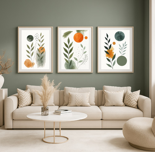 Botanical wall prints - wall,
