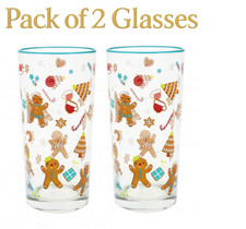 2 X Christmas Glasses