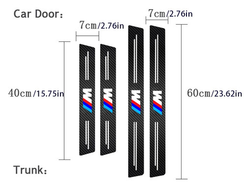 4pcs bmw carbon - 4pcs,