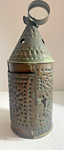 Vintage pierced punched tin - vintage,