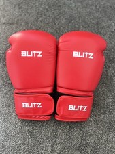 Blitz Boxing Gloves In Red. 16oz Brand New Never Worn! 