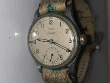 KM SIEGERIN KRIEGSMARINE WW2 MILITARY WATCH-WEHRMACHT, 595 Calibre, WORKING.