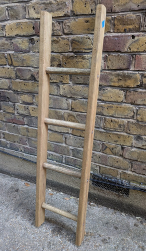 Vintage wood 4 rung - 4,