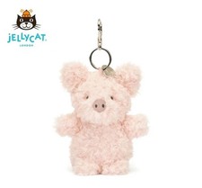 Jellycat Little Pig Bag Charm Key ring Keychain Soft Pink Piglet Plush Toy