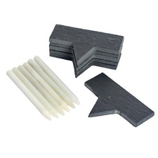 Slate cheese markers with - slate,