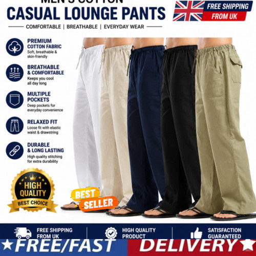Mens cotton linen summer - mens,