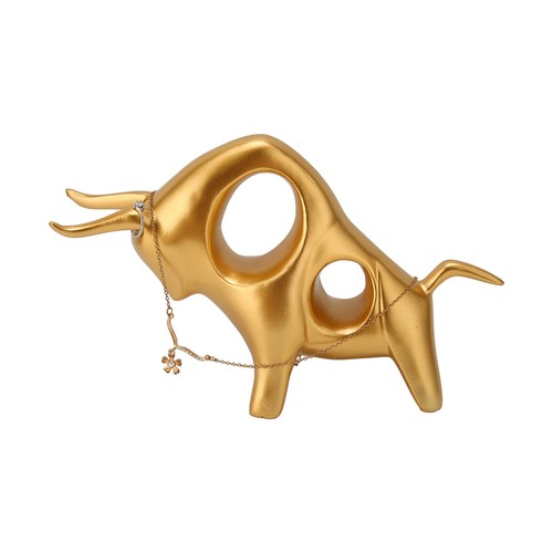 Fighting bull sculpture - fighting,