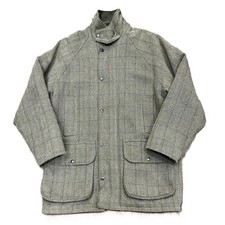 Saddle Country Classic Wear Green Jacket Size Large Wool Mix (BFD)