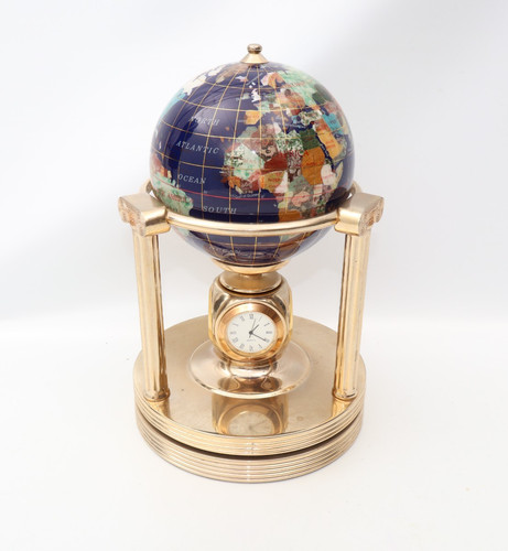 Precious gemstone world globe - gemstone,
