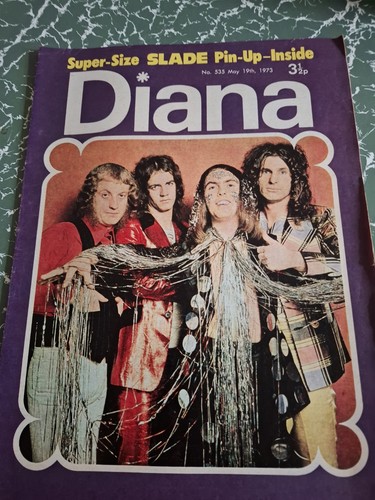 Slade cover poster vintage - slade,