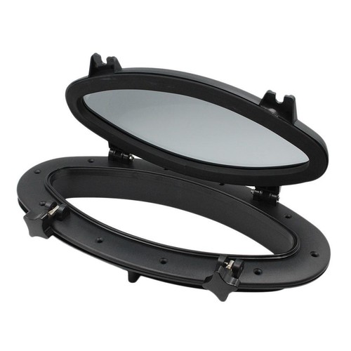 Black boat yacht - boat, porthole