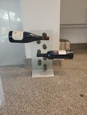 Wine Rack Glass & Metal Free