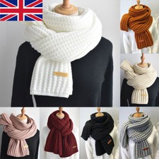 Womens Long Soft Warm Thick Cable❤Knit Wrap Chunky Stole Scarf Scarves Winter❤