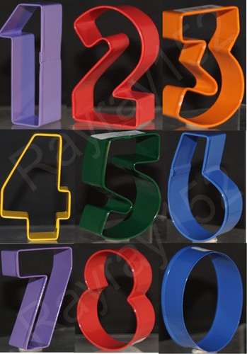 Numbers cookie cutter - numbers,