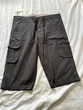 Mens Cargo Shorts Chino Long