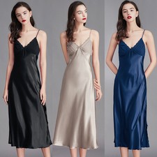UK Ladies Satin Nightdress