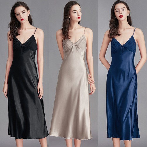 Ladies satin nightdress - ladies,