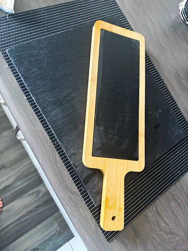 Large bamboo serving board - large,