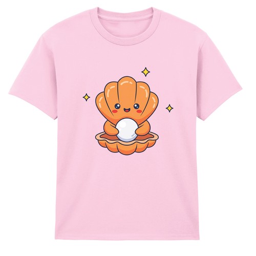 Cute clam shell kids shirt - clam,
