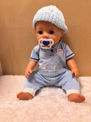 Baby born boy doll - born,