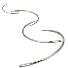 4pcs Curved Leather Sewing