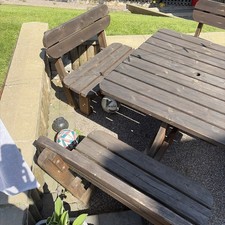 8 Seater Bench Table Set. Not