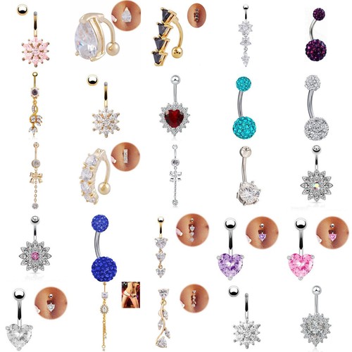 Belly bars navel button - belly,