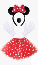 Womens Minnie Mouse 4 peice costume. New