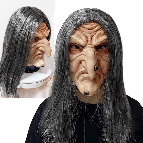 Old witch mask - witch,