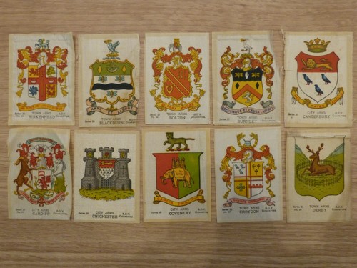 Silk cigarette cards bdv - cigarette,