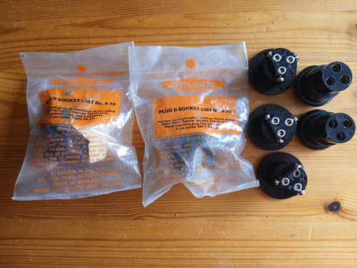 Bulgin p73 pin plug and - plug,
