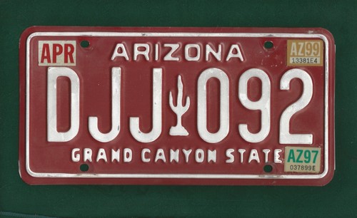 Djj 092 arizona maroon 1999 - djj-092,