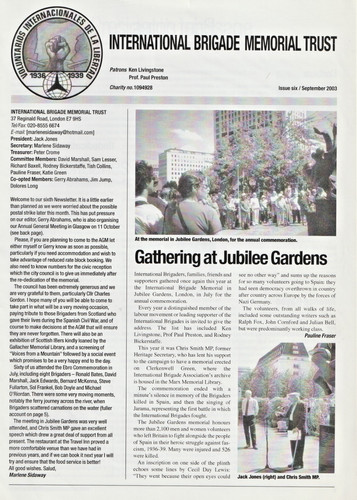 International brigade memorial - international,
