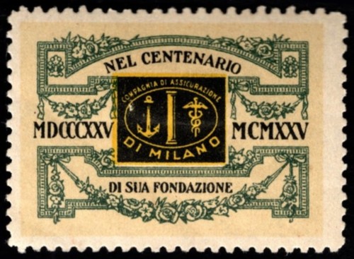 1925 italy poster stamp - 1925,